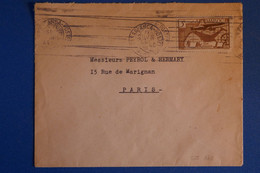 M17 MAROC BELLE LETTRE 1946 CASABLANCA POUR PARIS FRANCE+ AFFRANCHISSEMENT INTERESSANT - Covers & Documents