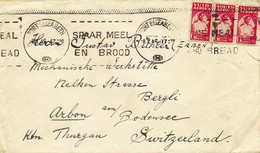 SÜDAFRIKA 1946 1 D Krankenschwester Dreierstreifen A. Pra.-Bf Von Port Elizabeth - Briefe U. Dokumente