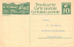 Ganzsachen Bildpostkarte Lichtensteig - Lichtensteig