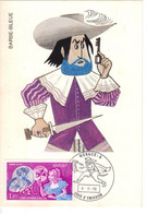 FRANCE 1978  Carte Maximum  Contes De Perrault  " BARBE BLEUE " - Fiabe, Racconti Popolari & Leggende