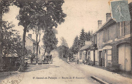 58-SAINT-AMAND-EN-PUISAYE- ROUTE DE ST-SAUVEUR - Saint-Amand-en-Puisaye