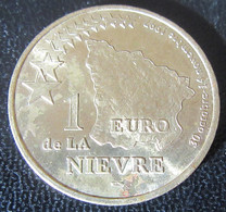 France - Jeton / Médaille 1 Euro De La Nièvre 1997 - Euros De Las Ciudades