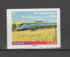FRANCE / 2011 / Y&T N° AA 603 ** : 30 Ans De TGV (adhésif) X 1 - Other & Unclassified