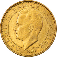 Monnaie, Monaco, Rainier III, 10 Francs, 1950, SUP, Aluminum-Bronze, Gadoury:MC - 1949-1956 Francos Antiguos