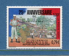 ⭐ Mayotte - YT N° 103 ** - Neuf Sans Charnière - 2001 ⭐ - Unused Stamps