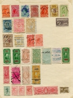 !!! BRESIL, LOT DE TIMBRES FISCAUX SURTOUT OBLITERES - Lots & Serien