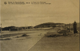 Blankenberge - Blankenberghe // Ruines Guerre // LA Digue Vers Zeebrugge 19?? Ed J. Revyn - Blankenberge
