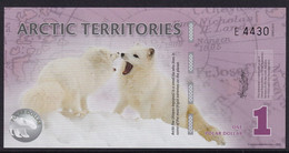 ANTARCTICA  $1 2012 POLYMER ARCTIC FOX  NEW UNC FDS - Altri – Oceania