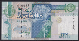 SEYCHELLES   10 RUPEES  1998  P-36 NEW UNC FDS NEW SIGNATURE 2005 - Seychelles