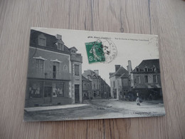 CPA 56 Morbihan Guer Rue Saint Gurval Et Hôtel Des Trois Piliers - Guer Cötquidan