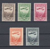 España 1931 Edifil 650/654** MNH LUJO Centenario Monserrat Aéreo - Nuevos