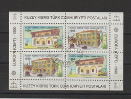 Europa 1990 Turquie Chypre BF 8 Oblit. Used - 1990