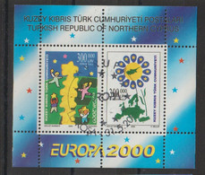 Europa 2000 Turquie Chypre BF 18 Oblit. Used - 2000