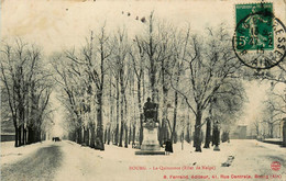 Bourg En Bresse * Le Quinconce * La Statue Edgar QUINET - Altri & Non Classificati