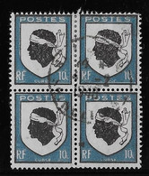 France N°755 - Variété Impression Défectueuse - Bloc De 4 - Oblitéré - TB - Unused Stamps