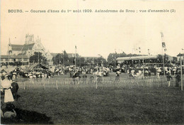 Bourg * Les Courses D'ânes Du 1er Août 1909 * Asinodrome De Brou * Vue D'ensemble * Course - Other & Unclassified