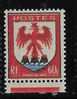 France N°758 - Variété Décalage Du Cadre - Neuf ** Sans Charnière - TB - Unused Stamps