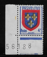 France N°838 - Variété Décalage Du Jaune Fleurs De Lys - Neuf ** Sans Charnière - TB - Unused Stamps
