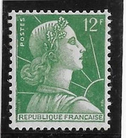 France N°1010 - Variété Cadre Gauche Cassé - Rousseur - Neuf * Avec Charnière - B/TB - Neufs