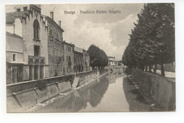 Cartolina Rovigo Pescheria Riviera Adigetto 1918 Viaggiata - Rovigo