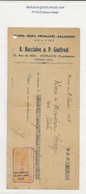 FISCAUX DE MONACO QUITTANCE N° 3  0,25 Orangé  1939 - Fiscali