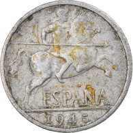 Monnaie, Espagne, 10 Centimos, 1945, TB, Aluminium, KM:766 - 10 Centimos