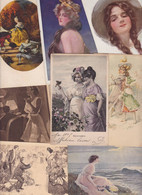 Lot 2859 De 10 CPA Femme Woman Glamour Déstockage Pour Revendeurs Ou Collectionneurs - 5 - 99 Postcards