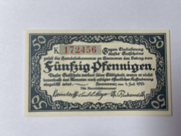 Allemagne Notgeld Hannover 50 Pfennig - Collections