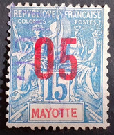 > France (ex-colonies & Protectorats) > Mayotte (1892-2011) > 1892-1912 > Neufs* N° 23 - Ongebruikt