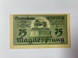 Allemagne Notgeld Harzgerode 75 Pfennig - Collections