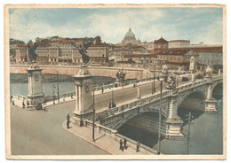 A3567 Roma -Ponte Vittorio Emanuele II / Viaggiata 1950 - Bruggen