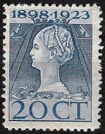 1923 Jubileumzegels 25 Cent Blauw Tanding 11½ NVPH 125 F Ongestempeld - Ongebruikt