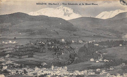 Megève             74            Vue Et Le Mont-Blanc           (voir Scan) - Megève