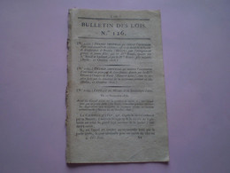 Lois 1806.Napoléon.Niella & Salmour Cantons De Mondovi & Fossano.Loi Sur Sel,saisie Chevauxmulets.Soldats Sortant Des Ho - Décrets & Lois