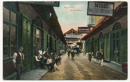 CPA - LIBAN - BEYROUTH - SOUK-EL-GAMIL - Modes MME Elise FONTANALS - TROUYET CONFISEUR - Carte Colorisée - Líbano