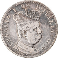 Monnaie, Eritrea, Umberto I, Lira, 1890, Rome, TB+, Argent, KM:2 - Eritrea