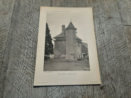 15  Manoir D'oeillet Ussel En Planèze Manoirs Et Gentilhommières Cantal Planche Chateau Photographe Gravot - Architecture