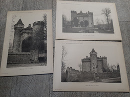 15  Manoir Des Ternes  Manoirs Et Gentilhommières Cantal Planche Chateau Photographe Gravot - Architecture