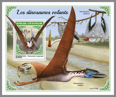 CENTRALAFRICA 2021 MNH Flying Dinosaurs Flugsaurier Dinosaures Volants S/S - OFFICIAL ISSUE - DHQ2112 - Vor- U. Frühgeschichte