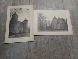 15  Manoir De Chavagnac Manoirs Et Gentilhommières Cantal Planche Chateau Photographe Gravot - Architecture