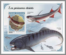 CENTRALAFRICA 2021 MNH Extinct Fishes Ausgestorbene Fische Poissons Eteints S/S - IMPERFORATED - DHQ2112 - Vor- U. Frühgeschichte