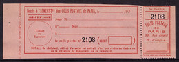 -France Colis Postaux Paris Pour Paris 164** - Other & Unclassified