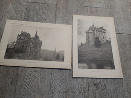 15 Manoir De Sourniac   Manoirs Et Gentilhommières Cantal Planche Chateau Photographe Gravot - Architecture