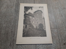 15 Manoir De Ragheaud à Saint Cernin  Manoirs Et Gentilhommières Cantal Planche Chateau Photographe Gravot - Architecture