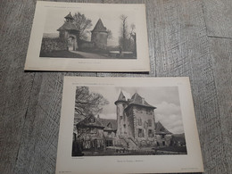 15 Manoir De Vixouge à Polminhac Manoirs Et Gentilhommières Cantal Planche Chateau Photographe Gravot - Architecture