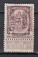 PREO 19 Op Nr 82 BRUSSEL 11 BRUXELLES  - Positie B - Typo Precancels 1906-12 (Coat Of Arms)