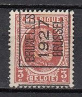 PREO 150 Op Nr 192 BRUXELLES 1927 BRUSSEL - Positie A - Sobreimpresos 1922-31 (Houyoux)