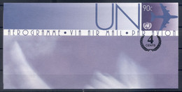Nations Unies New York  2008 - Poste Aérienne. Entier Postal 94 Centimes - Airmail