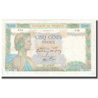 France, 500 Francs, La Paix, 1940, P. Rousseau And R. Favre-Gilly, 1940-01-04 - 500 F 1940-1944 ''La Paix''