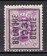 PREO 249 Op Nr 281 BELGIQUE 1931 BELGIE - Positie A (zie Opm) - Sobreimpresos 1929-37 (Leon Heraldico)